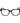 Trussardi Black Acetate Glasses (Frames)