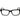 Trussardi Black Acetate Glasses (Frames)