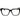 Trussardi Black Acetate Glasses (Frames)