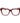 Trussardi Red Acetate Glasses (Frames)