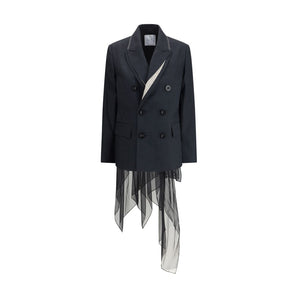 Sacai Gray Wool Clothing