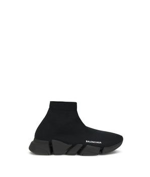 Balenciaga Black Rubber Athletic Sneakers