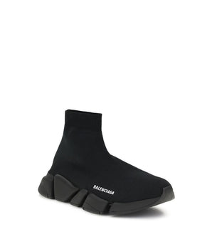 Balenciaga Black Rubber Athletic Sneakers