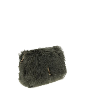 Saint Laurent Jamie Medium Shearling Shoulder Bag