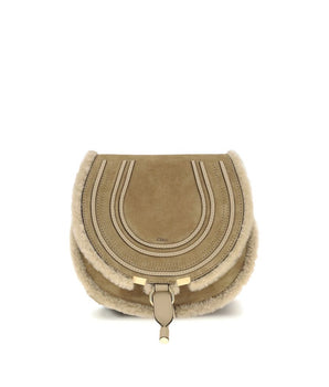 Chloé Beige Calf Leather Bos Taurus Shoulder Bag