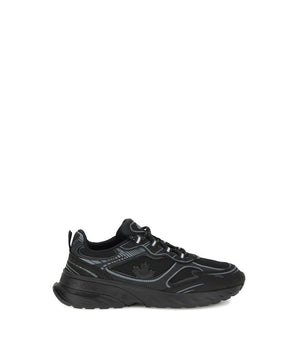 Dsquared² Black Calf Leather Bos Taurus Athletic Sneakers