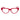 Trussardi Red Acetate Glasses (Frames)