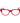 Trussardi Red Acetate Glasses (Frames)