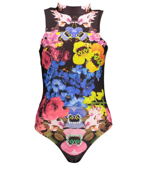 Desigual Black Polyester Bodysuit