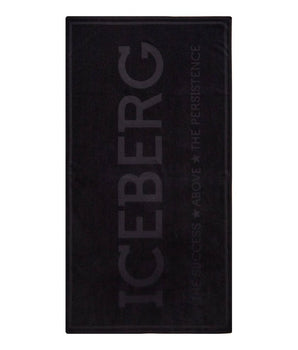 Iceberg Black Cotton Swimwear