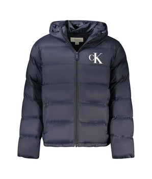 Calvin Klein Blue Polyamide Jackets & Coat