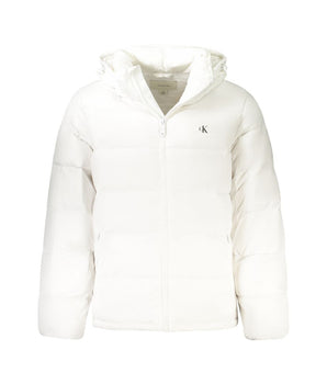 Calvin Klein White Polyamide Jackets & Coat