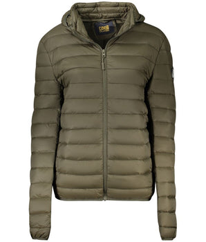 Cavalli Class Green Polyester Jackets & Coat