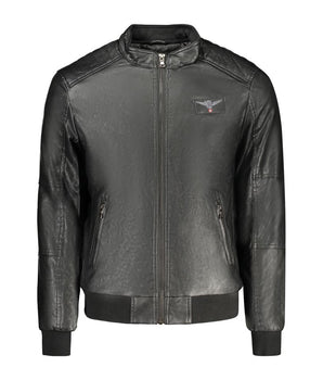 Accademia Militare Black Polyester Men Jacket