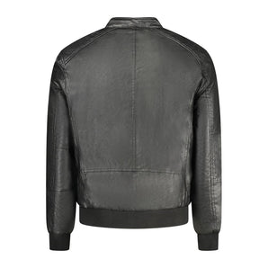Accademia Militare Black Polyester Men Jacket