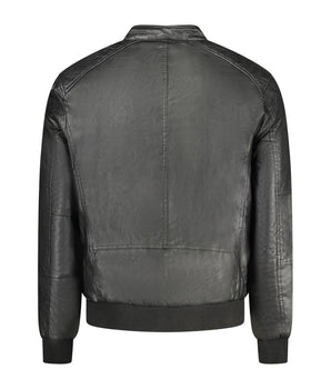 Accademia Militare Black Polyester Men Jacket