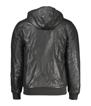 Accademia Militare Black Polyester Men's Jacket