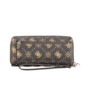 Guess Jeans Brown Polyethylene Wallet