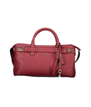 Guess Jeans Red Polyethylene Handbag