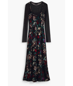 Desigual Black Polyester Dress