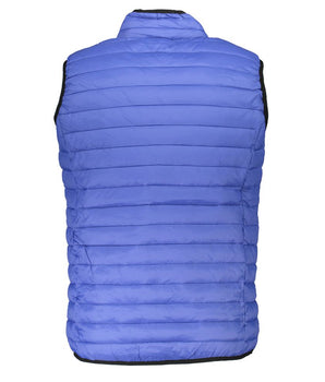 Gianmarco Venturi Blue Polyamide Sleveless Jacket