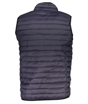 Gianmarco Venturi Blue Polyamide Sleveless Jacket