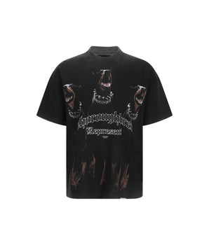 Represent Black Cotton T-Shirt