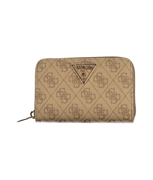 Guess Jeans Beige Polyethylene Women Wallet