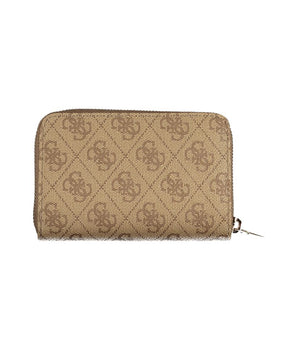 Guess Jeans Beige Polyethylene Women Wallet