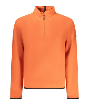 Norway 1963 Orange Polyester Men Sweater