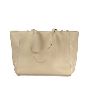 Laura Biagiotti Beige PVC Women Handbag
