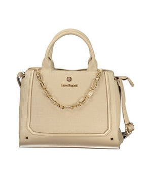 Laura Biagiotti Beige PVC Women Handbag