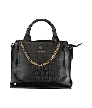 Laura Biagiotti Black PVC Women Handbag