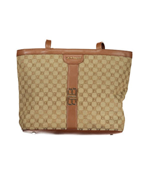 Laura Biagiotti Beige Polyester Women Handbag