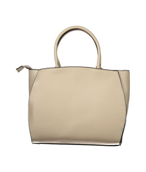 Laura Biagiotti Beige PVC Women Handbag
