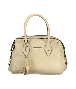 Laura Biagiotti Beige PVC Women Handbag