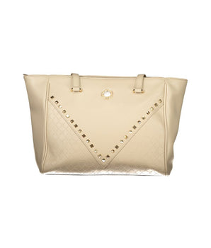 Laura Biagiotti Beige PVC Women Handbag