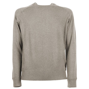 Emilio Romanelli Beige Cashmere Men's Sweater