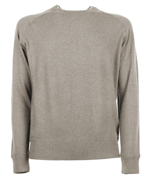 Emilio Romanelli Beige Cashmere Men Sweater