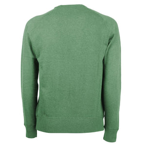 Emilio Romanelli Green Cashmere Men Sweater