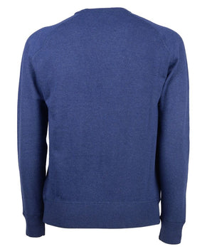Emilio Romanelli Blue Cashmere Men Sweater