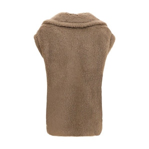 Max Mara Brown Alpaca Vicugna Pacos Coat