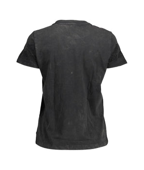 Desigual Black Cotton T-Shirt