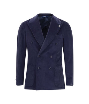 Gi Capri Blue Cotton Blazer