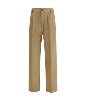Namacheko Beige Cotton Casual Pants