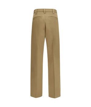 Namacheko Beige Cotton Casual Pants