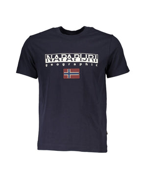 Napapijri Blue Cotton T-Shirt