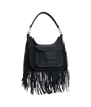 Pierre Hardy Black Calf Leather Bos Taurus Shoulder Bag