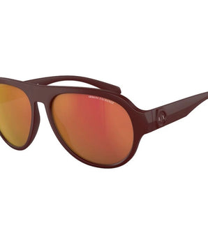 Armani Exchange Brown Acetate Sunglasses