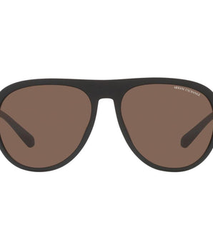 Armani Exchange Brown Acetate Sunglasses